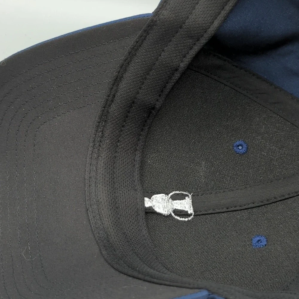 Adidas Golf Performance 6 Panel Hat Trophy Cup Logo Navy Blue Snapback OSFM Cap